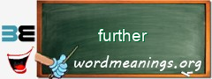 WordMeaning blackboard for further